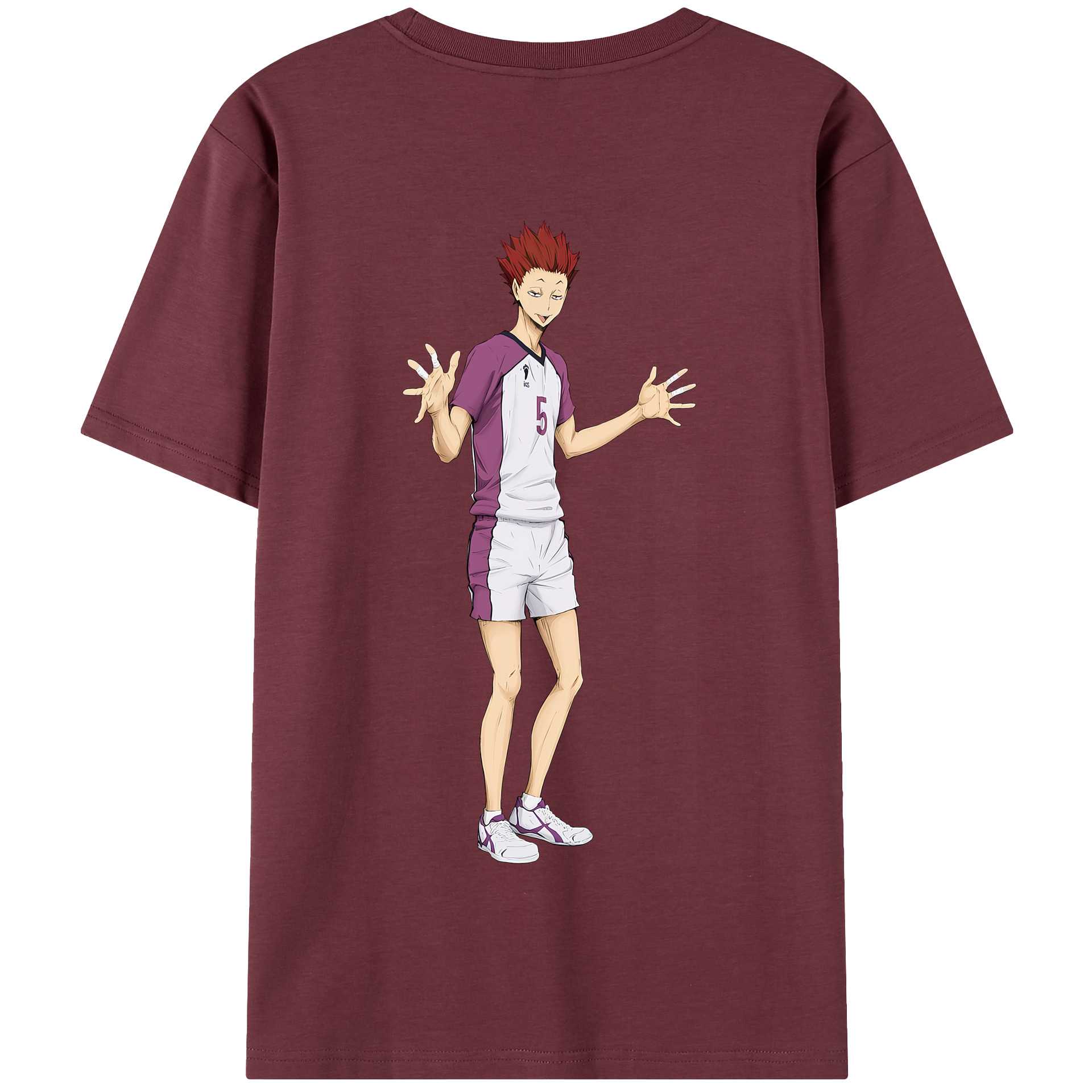 （画像用） ハイキュー!! Haikyu!! 綿100％半袖Tシャツ（背面プリント）